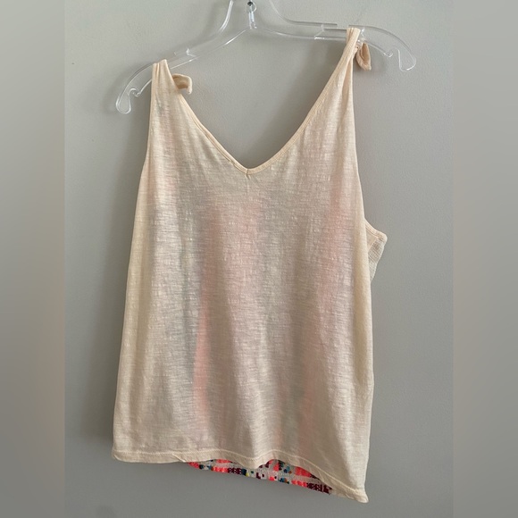 Anthropologie Embroidered V-Neck Tank - Picture 11 of 11